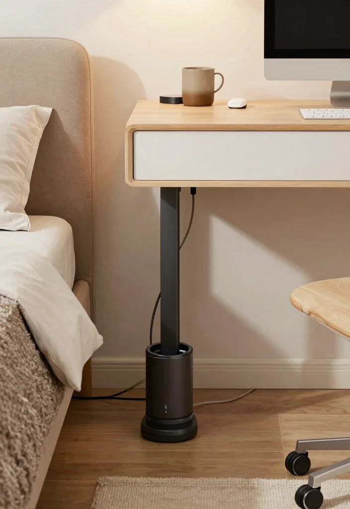 16 Small Bedroom With Study Table Ideas Smart Dual Function - 16. Tech-Friendly Spaces 1