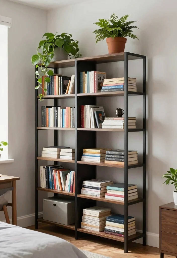 16 Small Bedroom With Study Table Ideas Smart Dual Function - 6. Multi-Level Storage Solutions 1