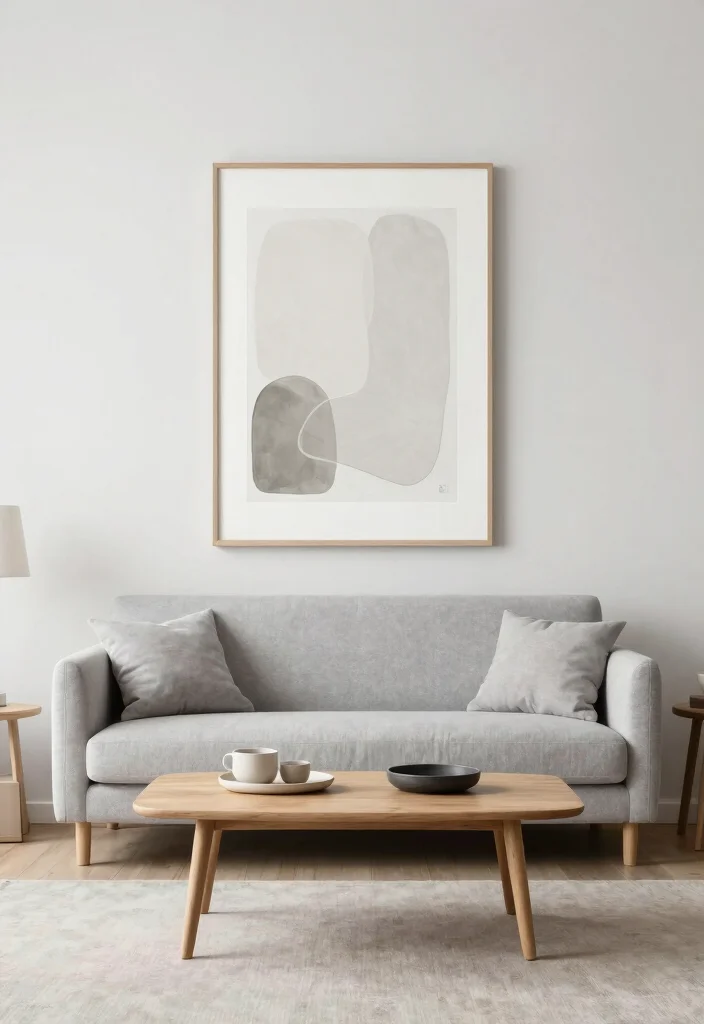 16 Small Scandinavian Living Room Ideas: Light, Minimal, Calm - 4. Opt for Minimalist Decor 1