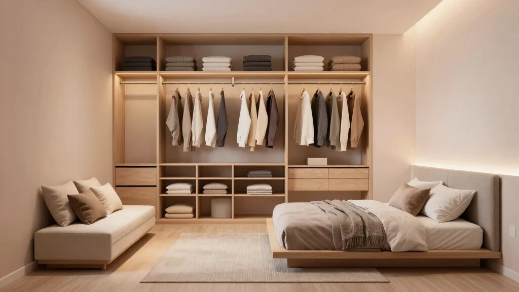17 Bedroom Clothes Storage Ideas: Smart Space Saving Systems