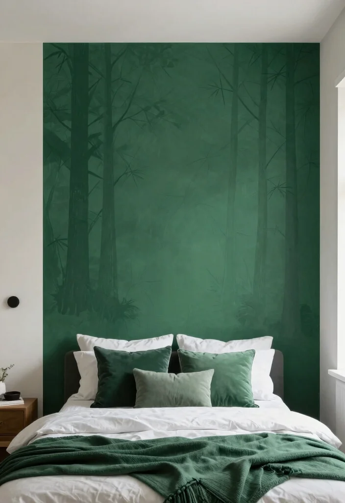 17 Bedroom Wall Design Ideas for Stylish Visual Impact - 11. Painted Accent Walls 1