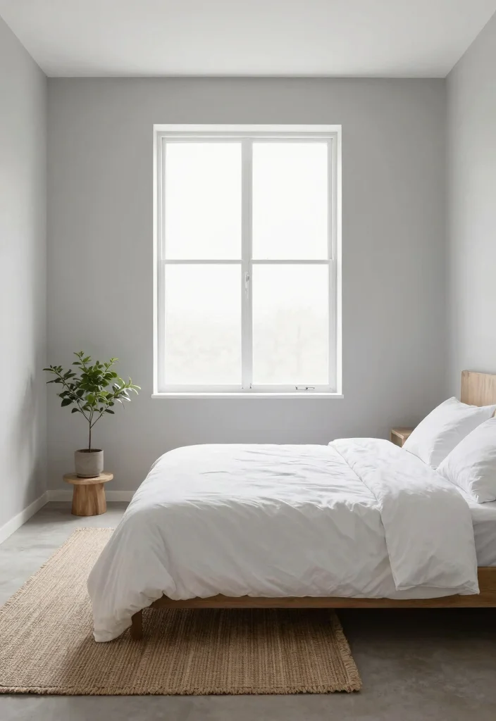 17 Bedroom Wall Design Ideas for Stylish Visual Impact - 17. Minimalist Neutral Palette 1