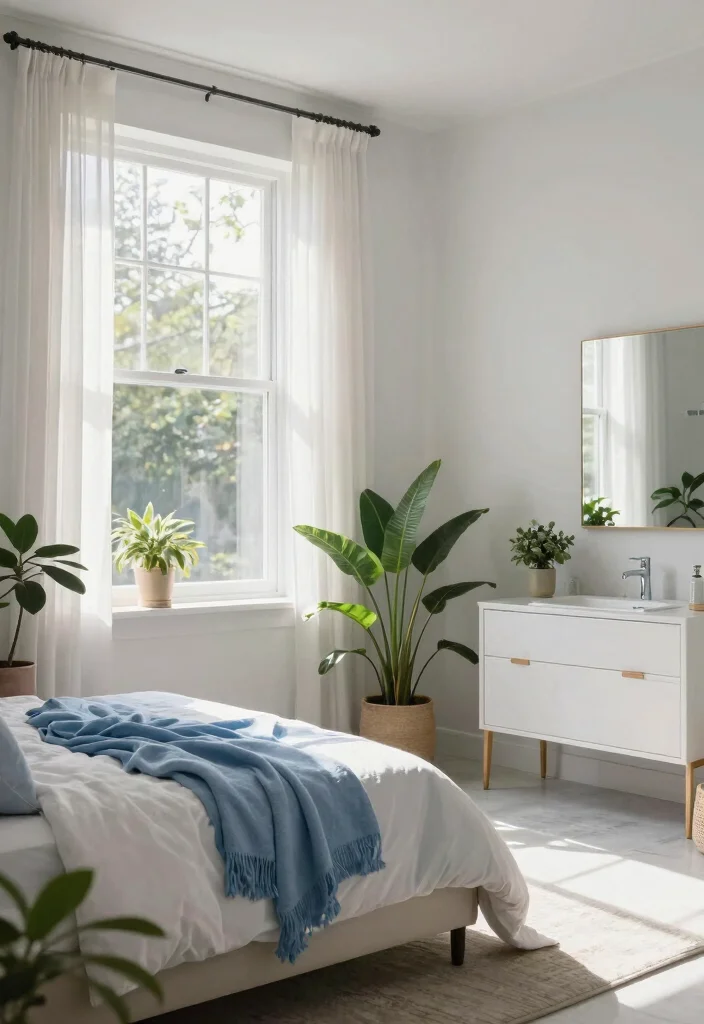 17 Bedroom and Bathroom in One Ideas for a Seamless Open Layout - 3. Natural Light: Embrace the Sunshine 1