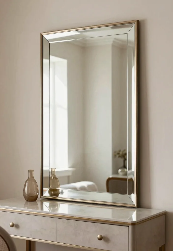 17 Bedroom and Bathroom in One Ideas for a Seamless Open Layout - 8. Mirrors: The Illusion of Space 1