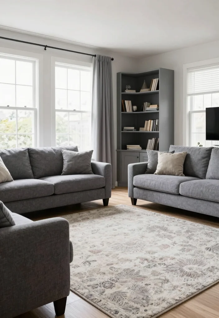 17 Grey Living Room Decor Ideas Timeless Modern Neutrals - 16. Smart Use of Space 1