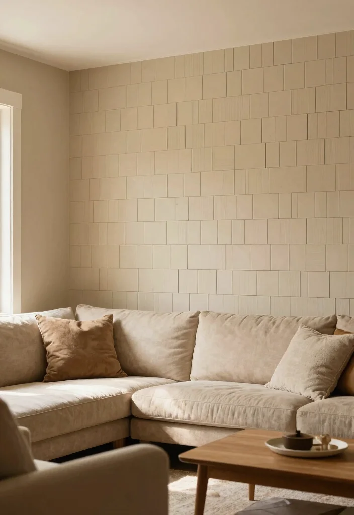 17 Hobby Lobby Farmhouse Decor Living Room Ideas Cozy Classic - 13. Textured Wall Treatments 1