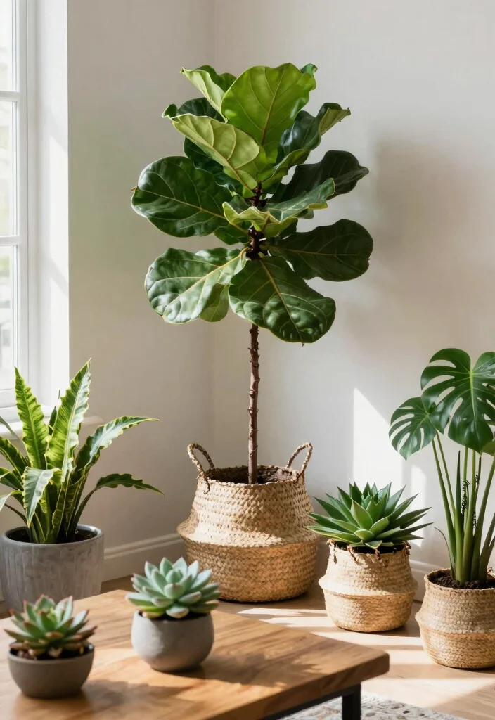 17 Hobby Lobby Farmhouse Decor Living Room Ideas Cozy Classic - 4. Incorporating Greenery 1