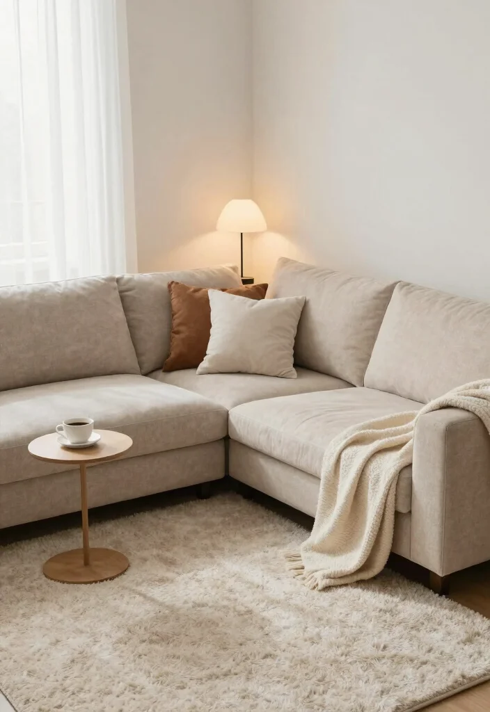 17 L Sofa Living Room Modern Ideas: Sleek Functional Layouts - 14. Create a Cozy Nook with Your L Sofa 1