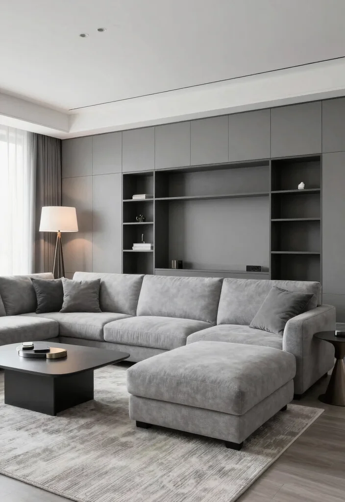 17 L Sofa Living Room Modern Ideas: Sleek Functional Layouts - 3. Multi-Functional Furniture: Utility Meets Style 1