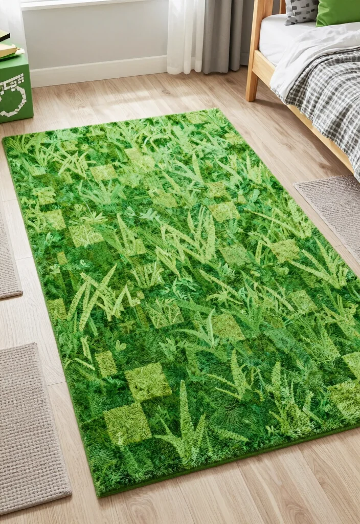 17 Minecraft Bedroom Ideas Game Aesthetic Fun Theme - 13. Fun Flooring Ideas 1