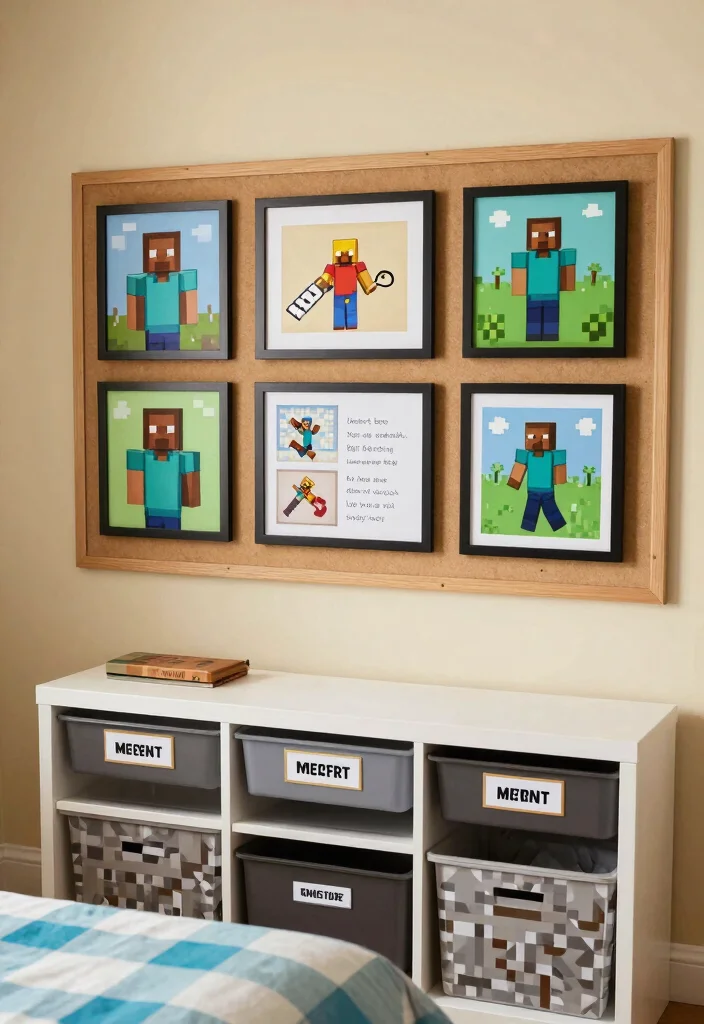 17 Minecraft Bedroom Ideas Game Aesthetic Fun Theme - 17. Personal Touches 1