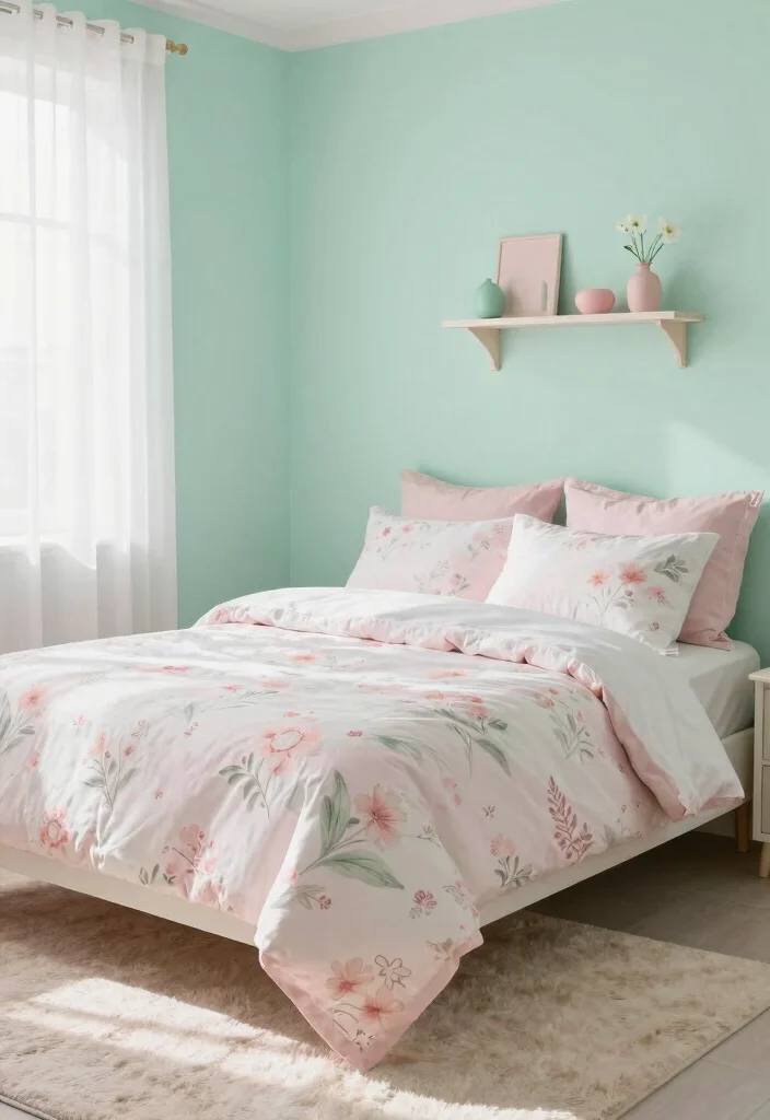 17 Small Bedroom Decor Ideas for Couples: Romantic and Practical - 1. Embrace Soft Color Palettes 1