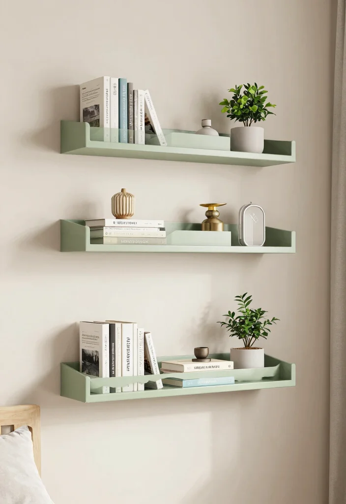 17 Small Bedroom Decor Ideas for Couples: Romantic and Practical - 11. Customized Shelving 1