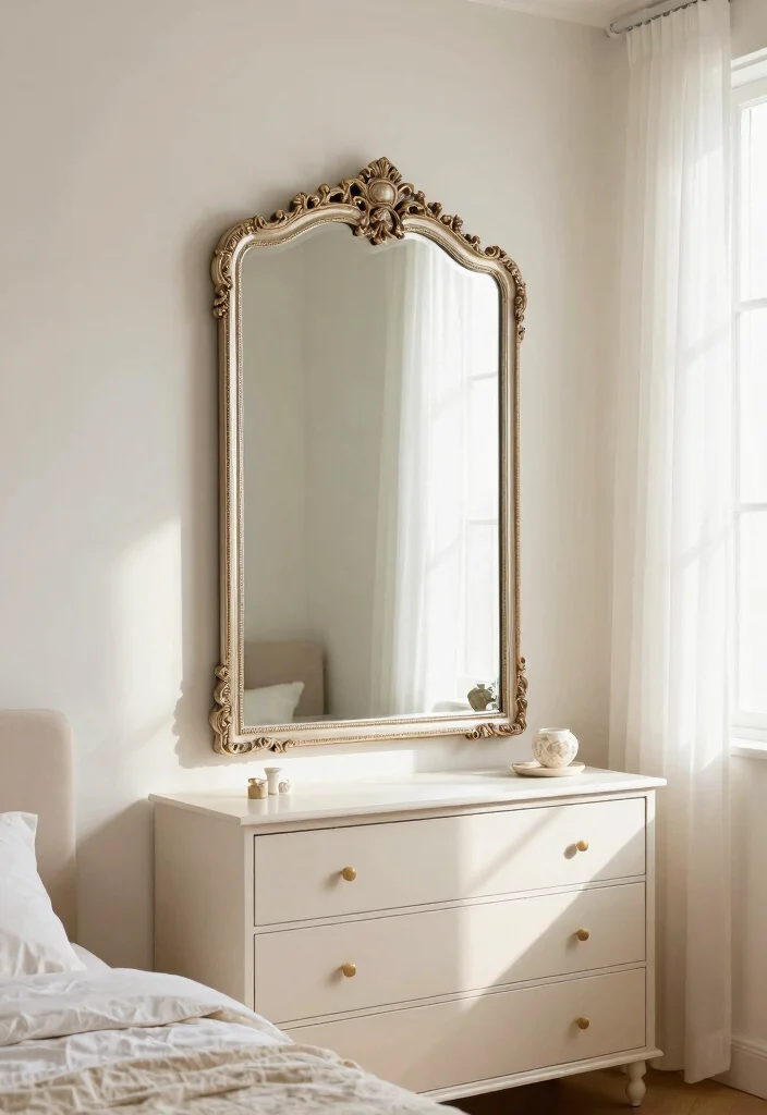17 Small Bedroom Decor Ideas for Couples: Romantic and Practical - 5. Mirrors for Illusion 1