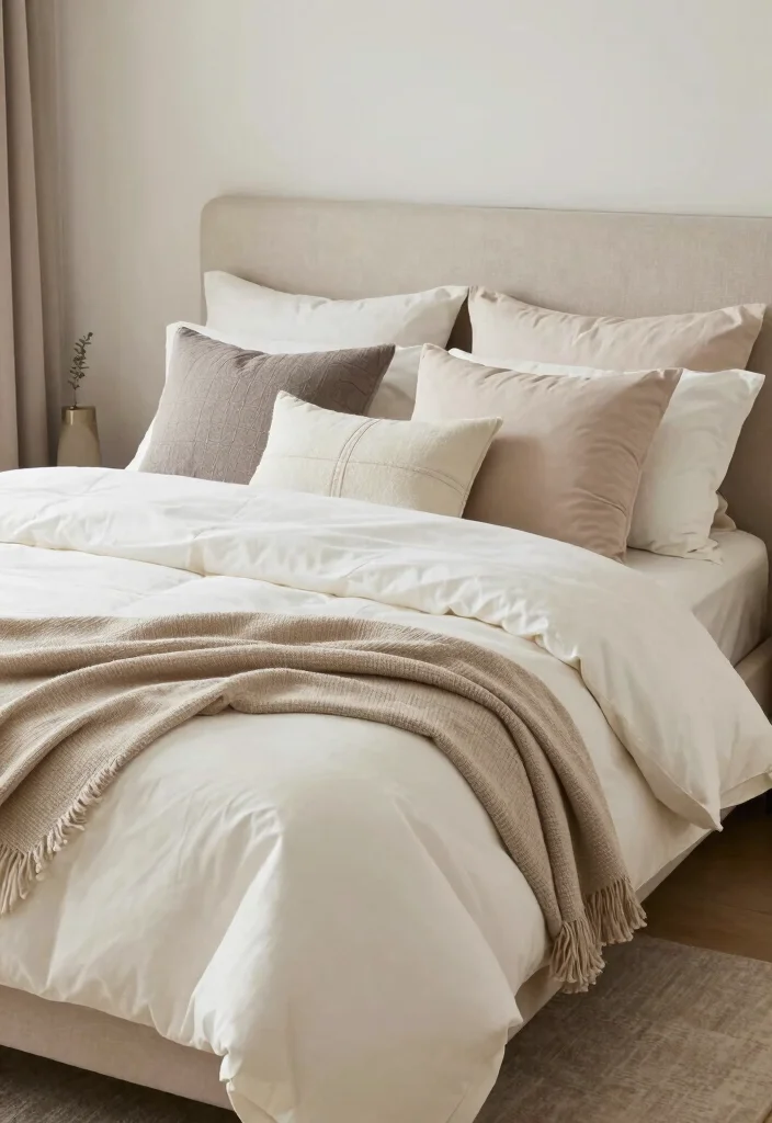 17 Small Bedroom Decor Ideas for Couples: Romantic and Practical - 6. Cozy Bedding 1