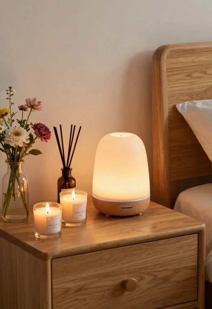 17 Small Bedroom Decor Ideas for Couples: Romantic and Practical - 9. Aromatherapy Elements 1