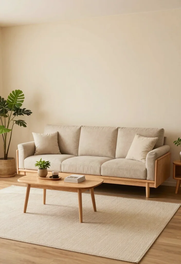 17 Small Living Room Colors Ideas That Open Up Space - 4. Soft Beige for Warmth and Neutrality 1