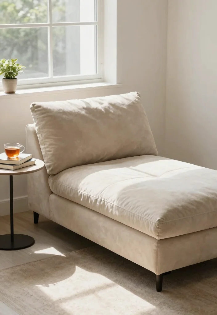 17 Sofa Ideas for Living Room That Work for Any Style - 4. Cozy Chaise Lounge 1