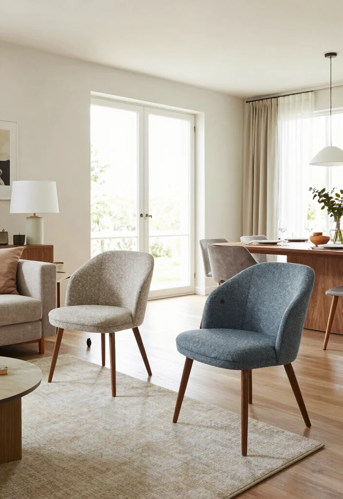 17 Two Chairs Living Room Ideas for Balanced Cozy Layouts - 14. Open Floor Plan Integration 1