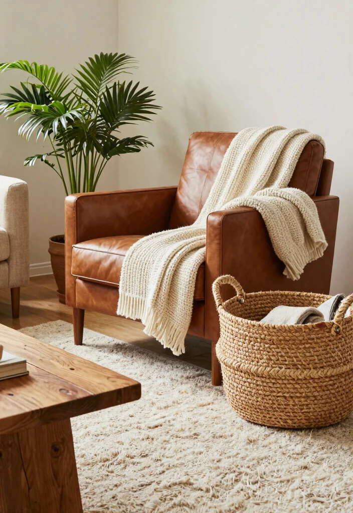 17 Two Chairs Living Room Ideas for Balanced Cozy Layouts - 4. Layered Textures for Depth 1