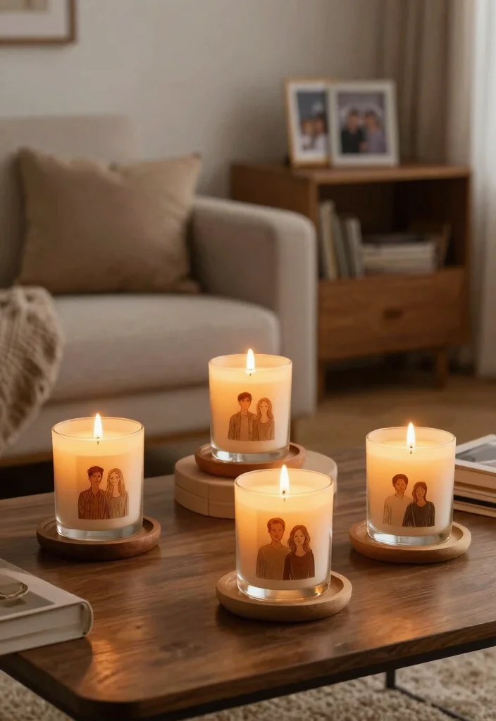 17 Wall Candle Holders Living Room Ideas for a Warm Ambient Glow - 17. Personalized Candle Holders 1