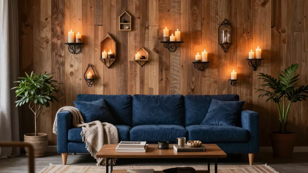 17 Wall Candle Holders Living Room Ideas for a Warm Ambient Glow