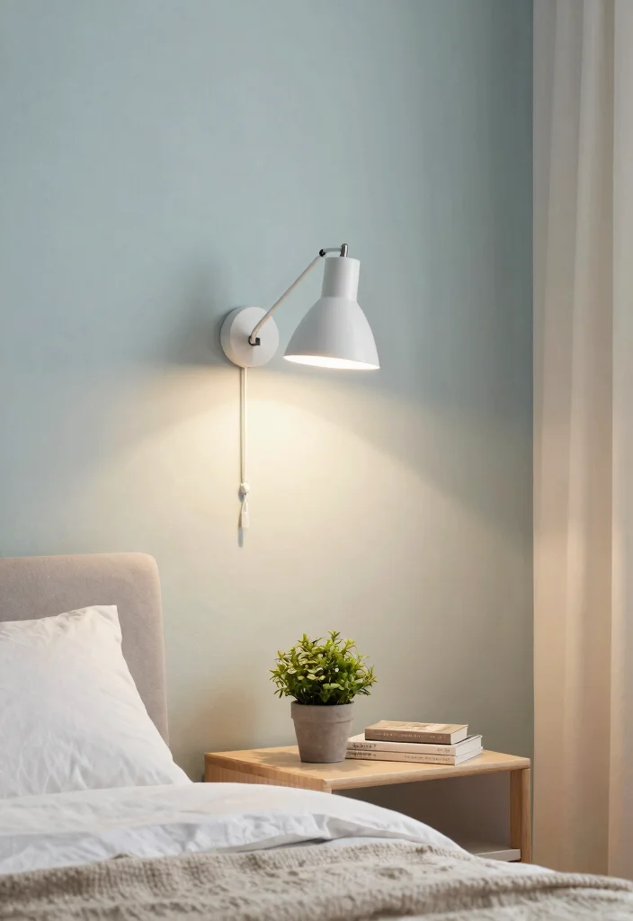 17 Wall Lamps Bedroom Ideas to Maximize Space and Create Cozy Lighting - 1. Chic Swing Arm Wall Lamps 1