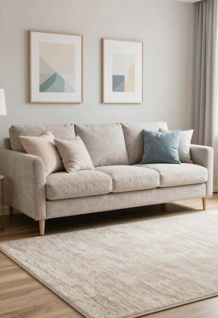 17 Winter Living Room Decor Ideas for Cozy Seasonal Warmth - 5. Soft Color Palettes 1