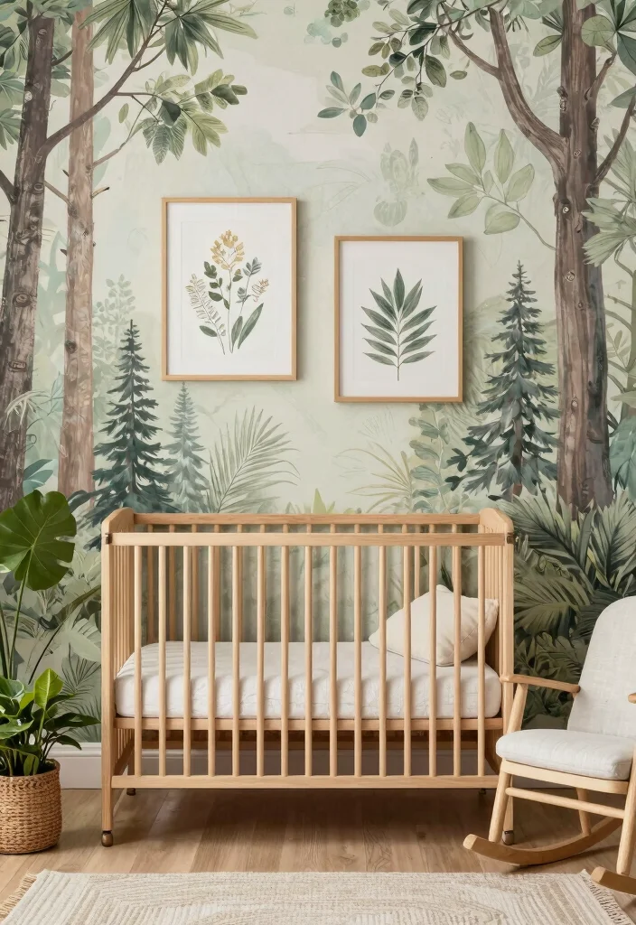 18 Baby Boys Bedroom Ideas: Cute, Calm, and Practical - 10. Nature-Inspired Themes 1