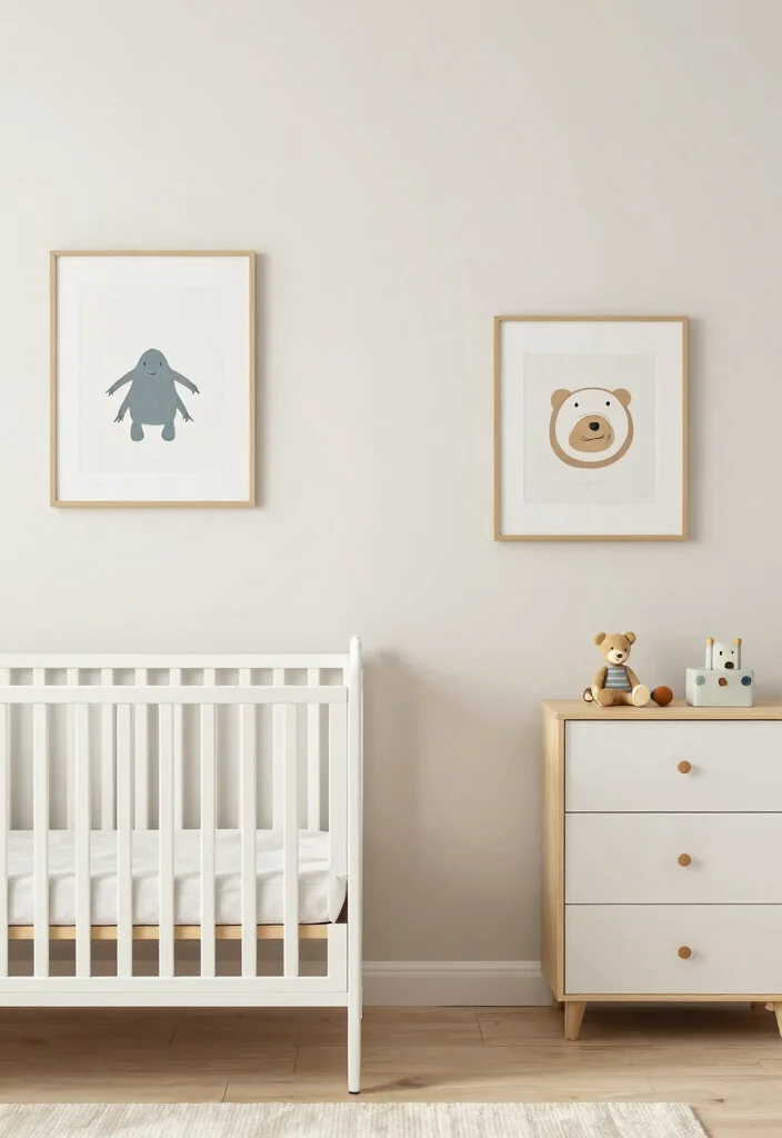18 Baby Boys Bedroom Ideas: Cute, Calm, and Practical - 12. Clutter-Free Minimalism 1