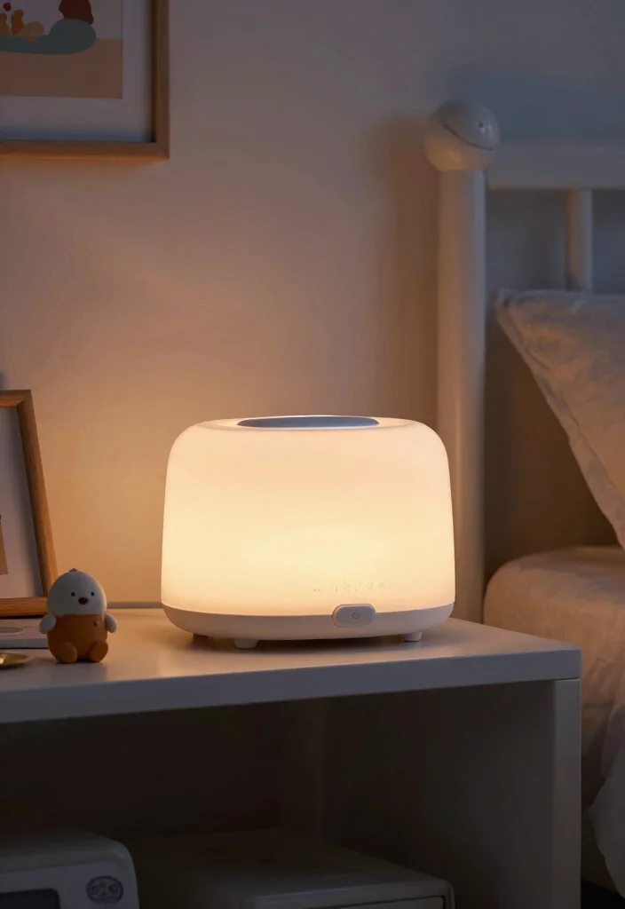 18 Baby Boys Bedroom Ideas: Cute, Calm, and Practical - 15. Gentle Sound Machines 1