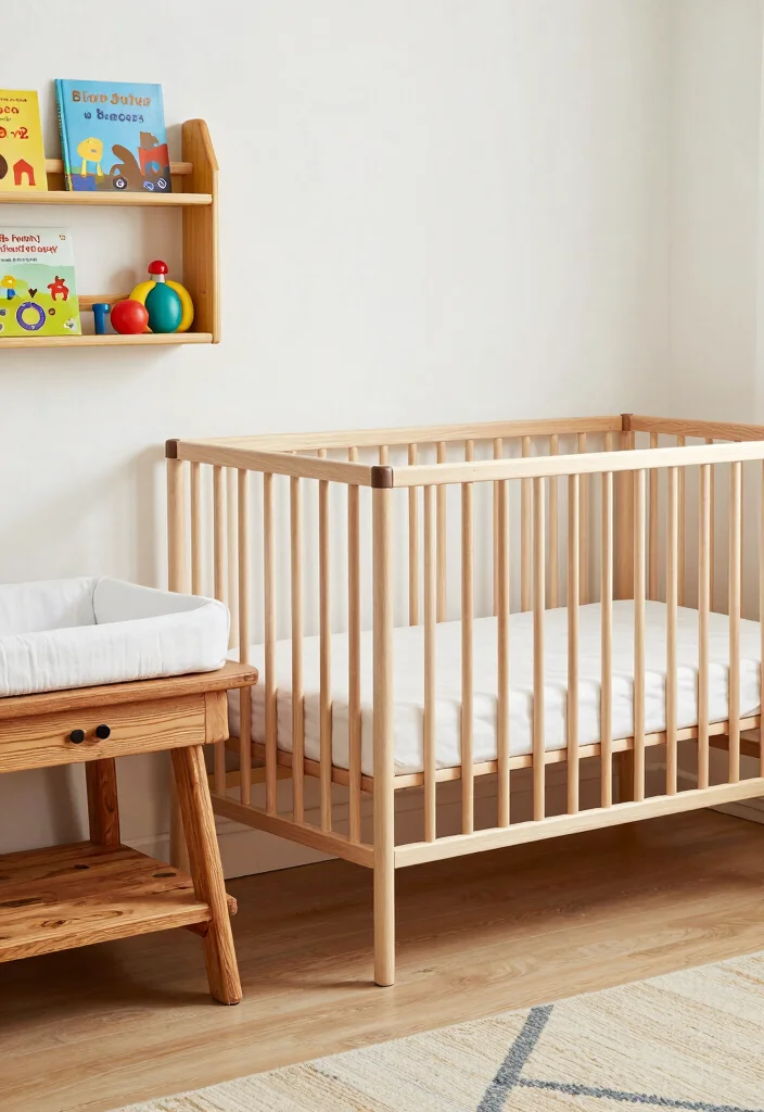 18 Baby Boys Bedroom Ideas: Cute, Calm, and Practical - 2. Eco-Conscious Furniture 1
