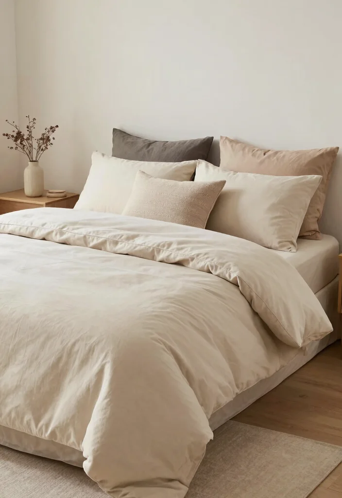 18 Bedroom Designs Small Spaces That Feel Open and Cozy - 16. Simple Bedding 1