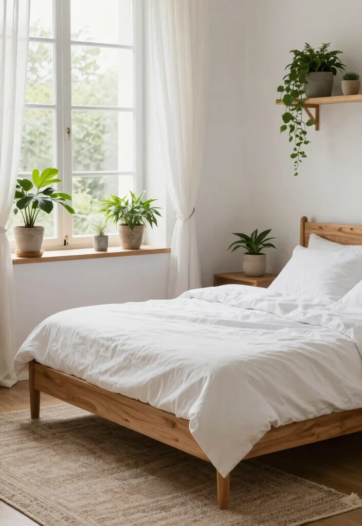 18 Bedroom Designs Small Spaces That Feel Open and Cozy - 8. Natural Elements 1