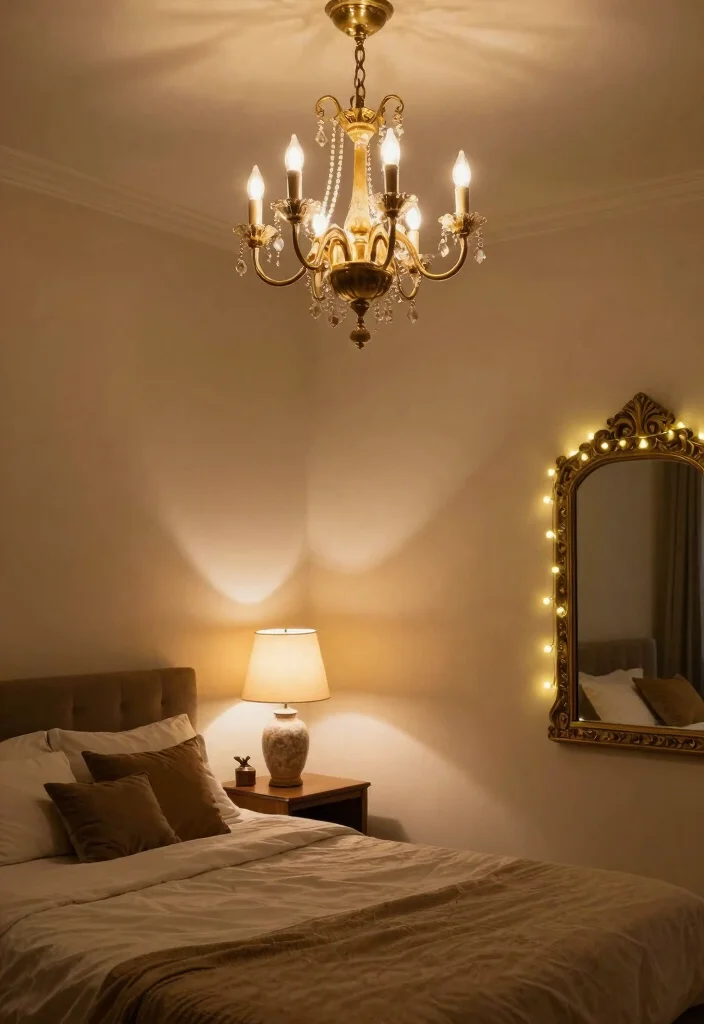 18 Bedroom Ideas Indian Style Elegant Cultural Comfort - 6. Layered Lighting 1