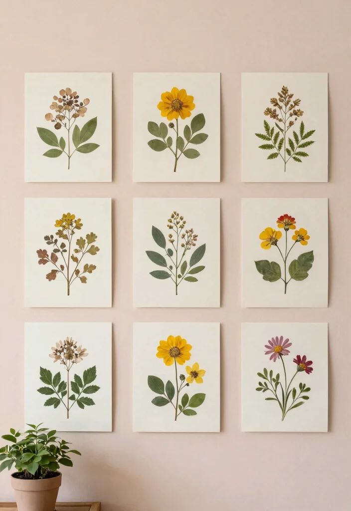 18 DIY Living Room Wall Decor Ideas: Creative & Budget Friendly - 4. Nature-Inspired Botanical Prints 1