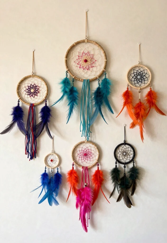18 DIY Living Room Wall Decor Ideas: Creative & Budget Friendly - 5. Decorative Dreamcatchers 1