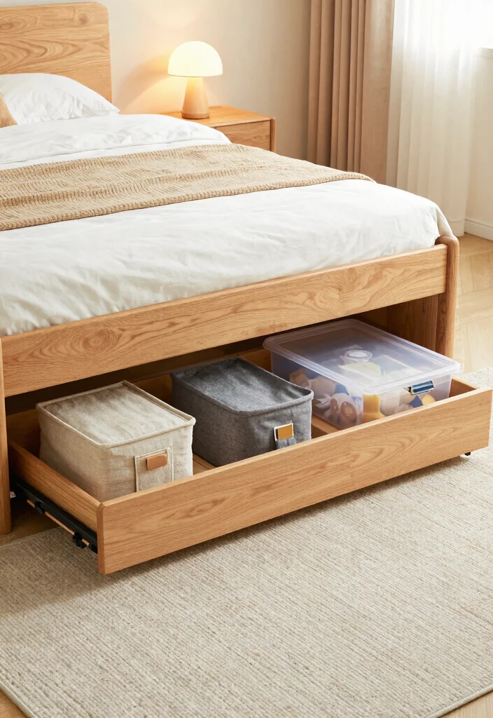 18 Extra Storage Ideas for Your Bedroom: Hidden Smart Solutions - 1. Under-Bed Storage Bins 1