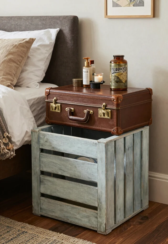 18 Extra Storage Ideas for Your Bedroom: Hidden Smart Solutions - 16. Repurposed Furniture 1