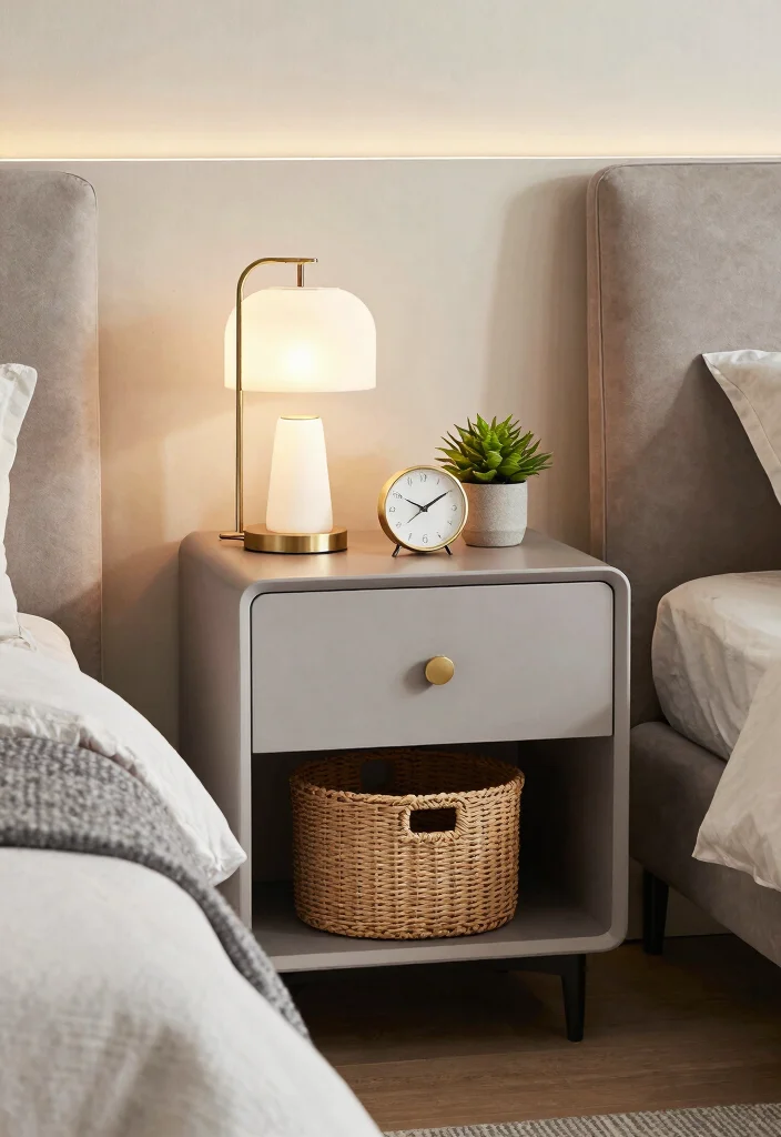 18 Extra Storage Ideas for Your Bedroom: Hidden Smart Solutions - 3. Multi-Functional Nightstands 1