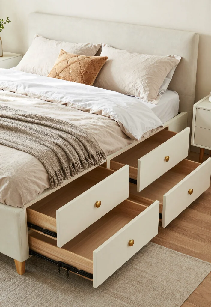 18 Extra Storage Ideas for Your Bedroom: Hidden Smart Solutions - 4. Bed Frames with Built-in Storage 1