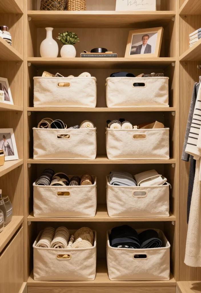 18 Extra Storage Ideas for Your Bedroom: Hidden Smart Solutions - 8. Under-Shelf Baskets 1