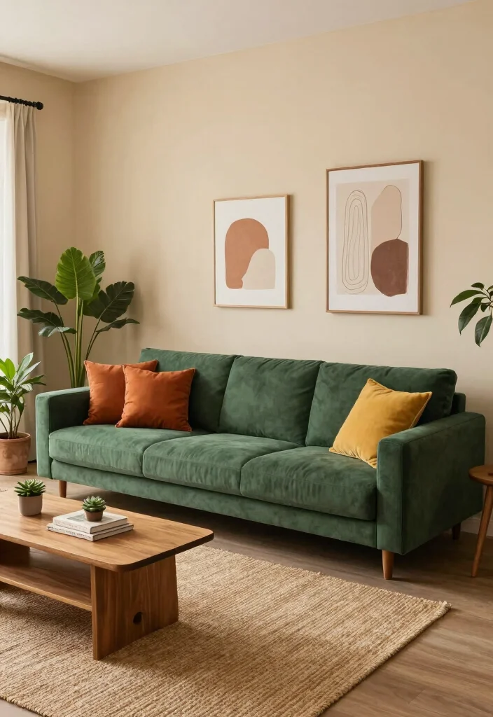 18 Modular Sofa Living Room Ideas: Flexible Contemporary Living - 1. Earthy Tones for a Cozy Vibe 1