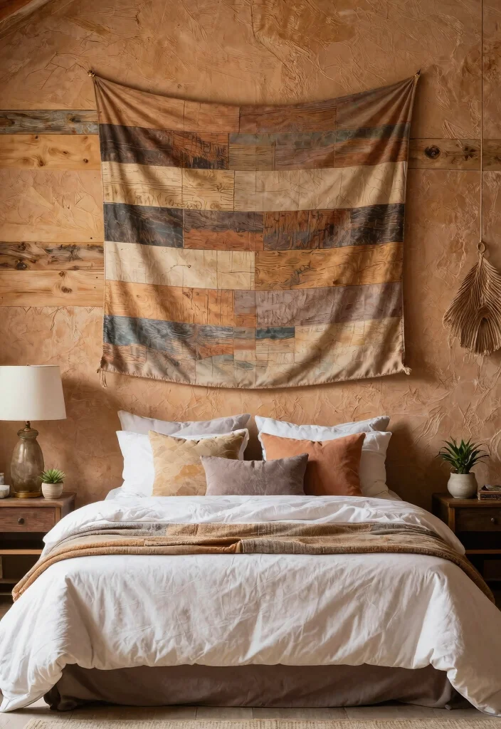 18 Room Ideas for Teenagers: Trendy Personal Spaces with Bohemian Vibes - 13. Textured Walls 1