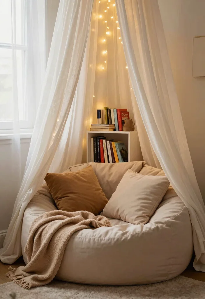 18 Room Ideas for Teenagers: Trendy Personal Spaces with Bohemian Vibes - 2. Cozy Reading Nook 1