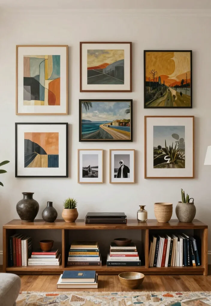 18 Small Apartment Living Room Decor Ideas Smart and Stylish - 6. Personalize with Art and Decor 1