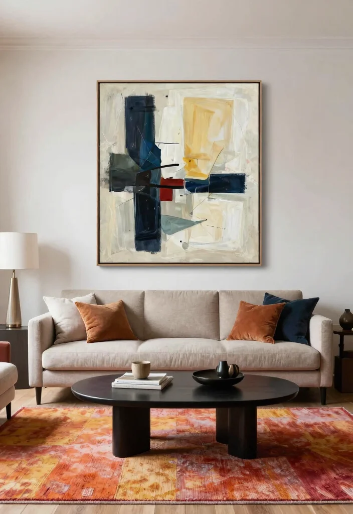 18 Small Living Room Ideas: Apartment Smart Space Solutions - 10. Choose a Statement Piece 1