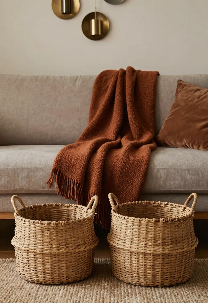 18 Small Living Room Ideas: Apartment Smart Space Solutions - 12. Mix Textures for a Cozy Feel 1