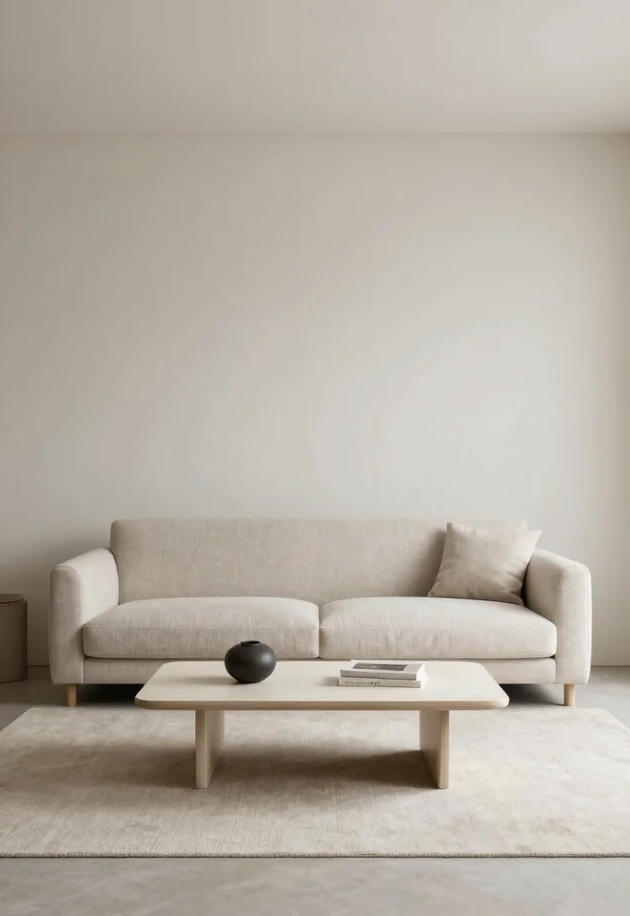 18 Small Living Room Ideas: Apartment Smart Space Solutions - 15. Opt for Minimalism 1