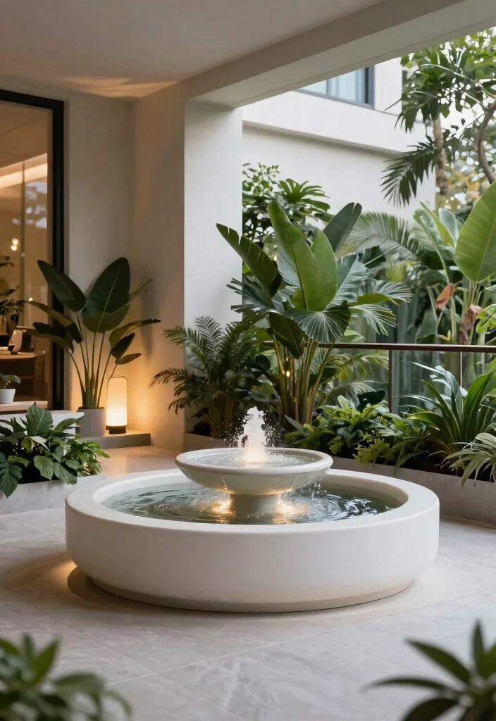12 Balcony Fountain Ideas That Run Quietly and Fit Tight Spaces - 11. Indoor-Outdoor Fountain Hybrid 1